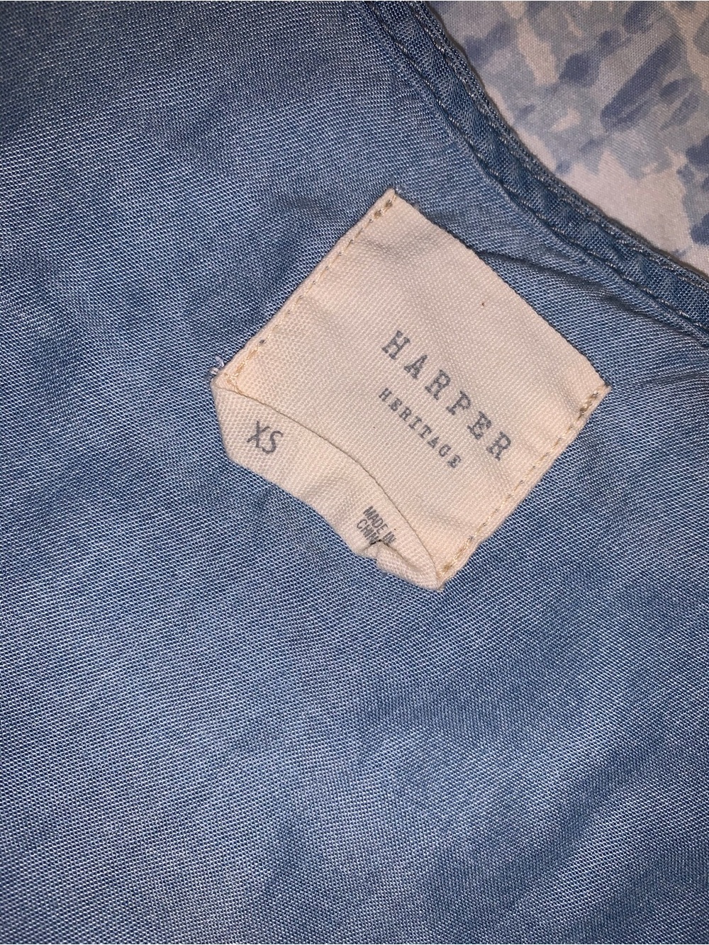 Wrap Crop Top in Light Blue - Picture 2 of 2